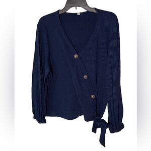 Women’s Faux Wrap Sweater